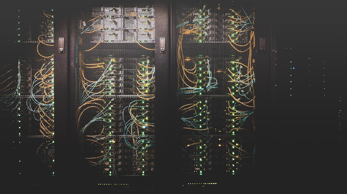 Secure server infrastructure powering self-hosted AI deployment for business clients